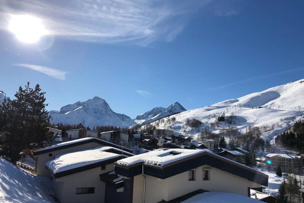 Petit Appartement Labellise Les 2 Alpes Residence Arc En Ciel Telesiege Petite Aiguille Les Deux Alpes Eksteriør billede