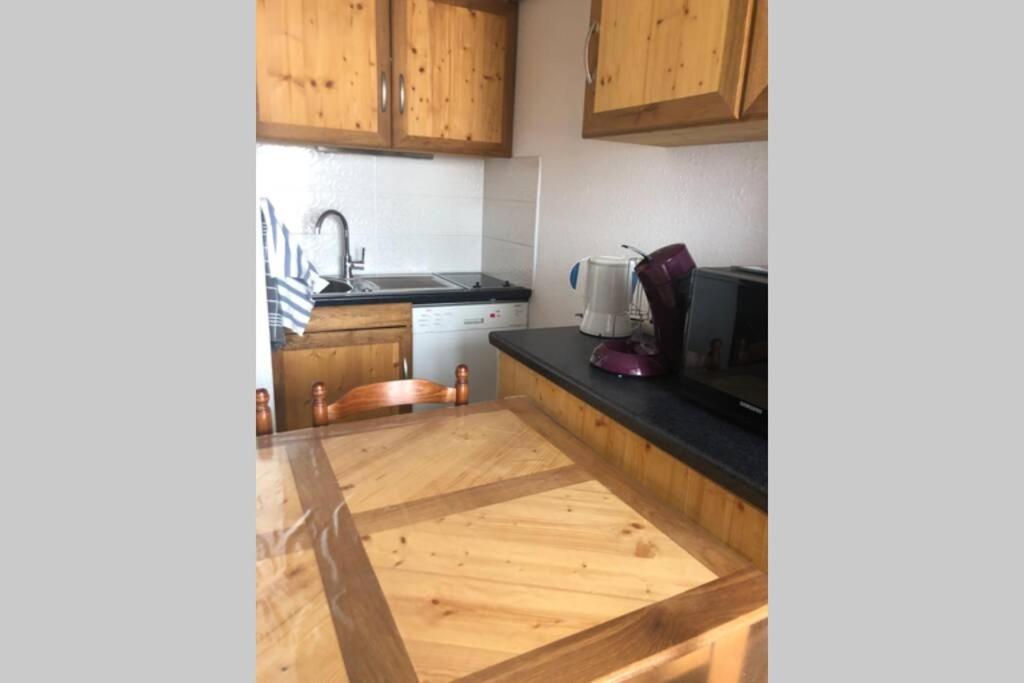 Petit Appartement Labellise Les 2 Alpes Residence Arc En Ciel Telesiege Petite Aiguille Les Deux Alpes Eksteriør billede